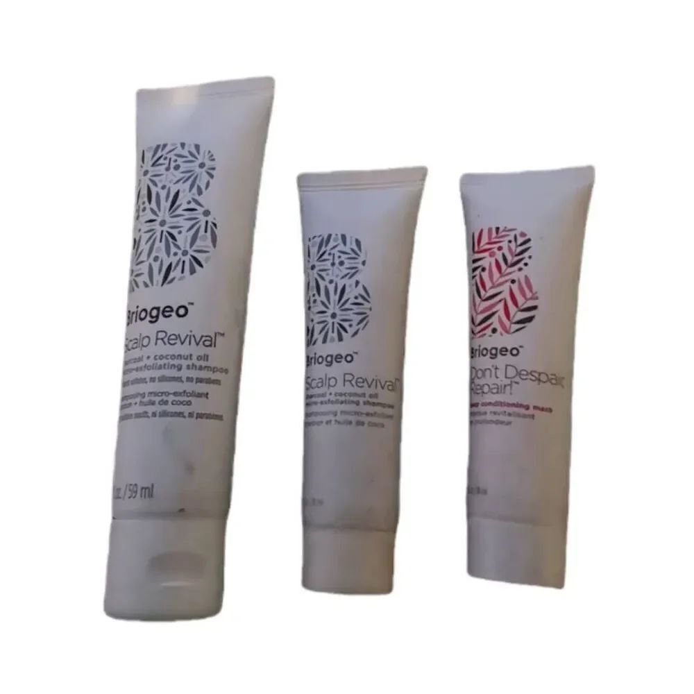 Lot of (3) New/Sealed Briogeo Hair Products~Shampoo & Conditioning Mask
